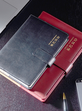 bowen博文文具25K-3/18K-3/12K-3商务经典磁扣会议记录笔记本办公专业LOGO定制PU皮面记事本A4大本子厂家直销