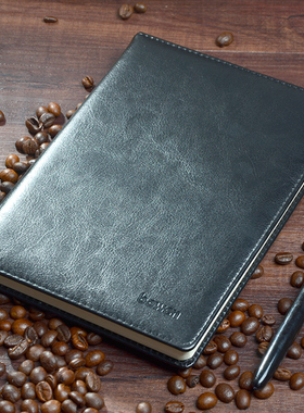 bowen博文B5-120经典简约笔记本B5办公用品PU皮面记事本韩国网红大学生日记本子专业企业LOGO定制日程本加厚