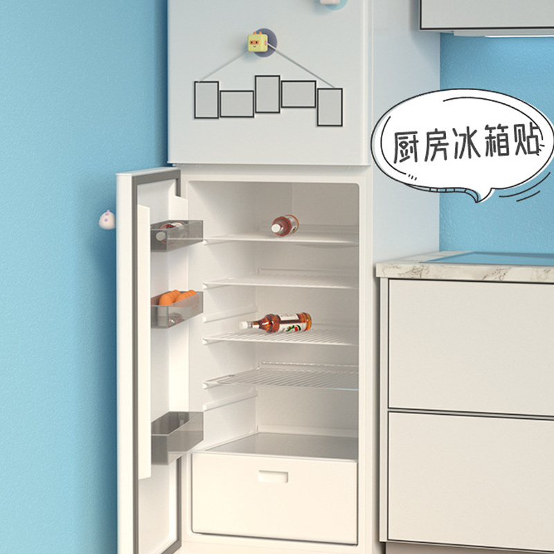 门挡可爱挂钩粘胶免打孔厨房墙壁吸盘无痕门吸防撞装饰冰箱挂钩贴