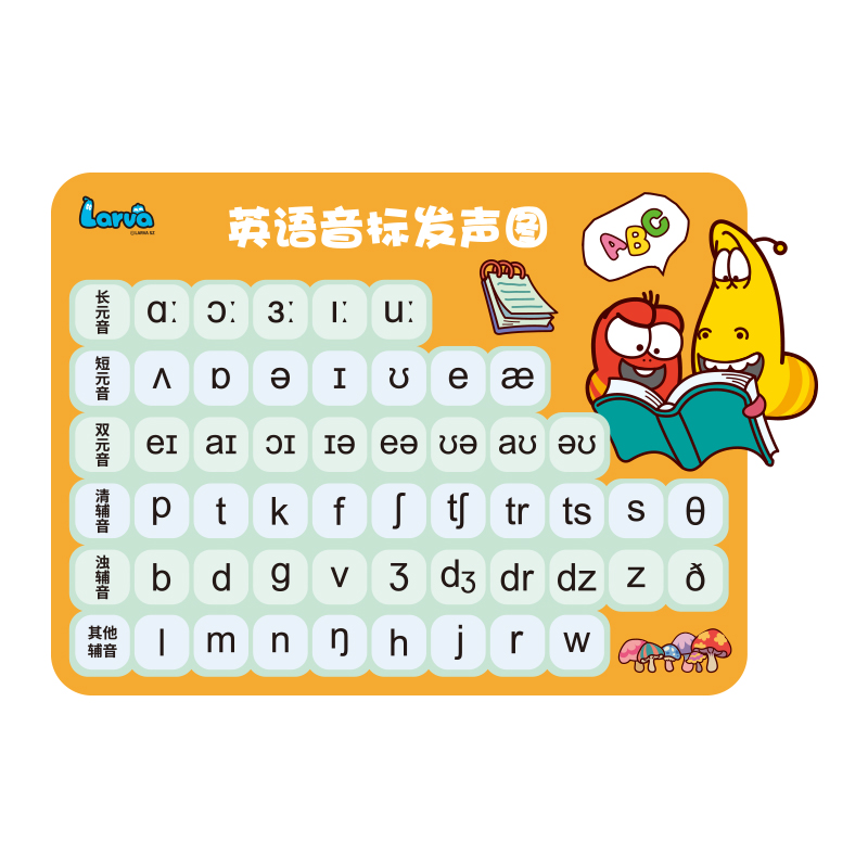 国际音标汉语儿童早教墙贴字母表