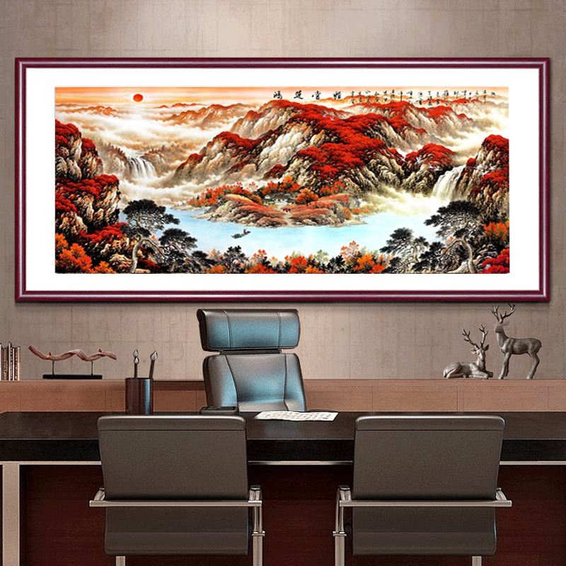 新款十字绣钻石鸿运当头客厅家用