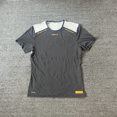 2025男款瑞典运动训练圆领跑步夏薄款越野马拉松速干T恤透气短袖