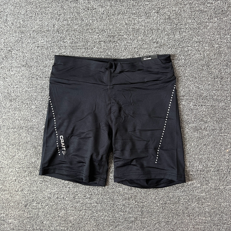 2025品牌夏季瑞典健身短裤女款口袋紧身运动弹力跑步训练四分裤
