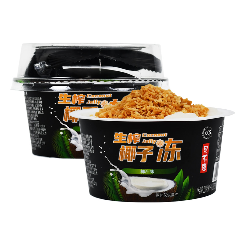 果不离椰子冻220g零食椰汁红豆椰奶椰粒果冻即食布丁网红甜品正宗