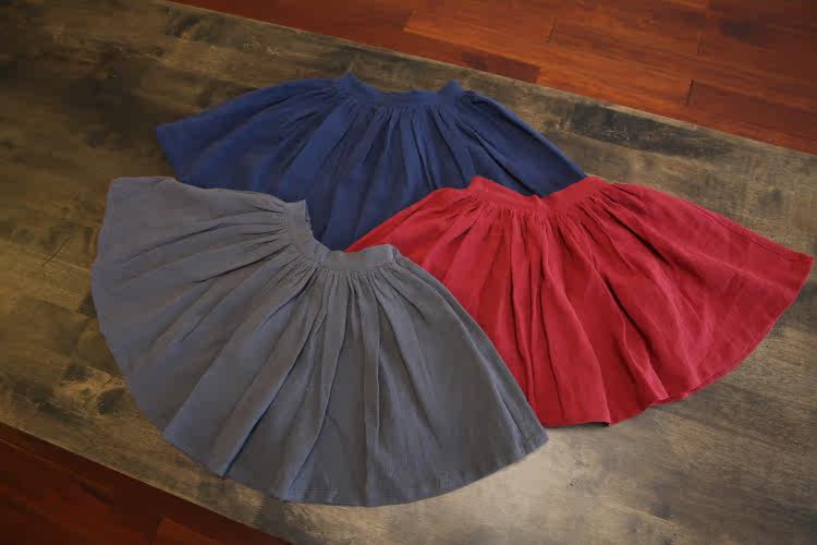 Jupe enfant en lin - Ref 2051439 Image 3