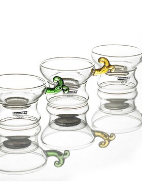 邦田透明耐热玻璃茶漏茶具茶道功夫茶具配件纱布过滤网茶滤花茶器