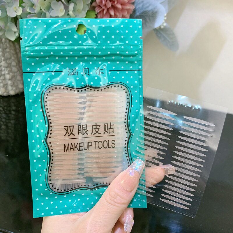 哑光蕾丝隐形无痕强粘双眼皮贴