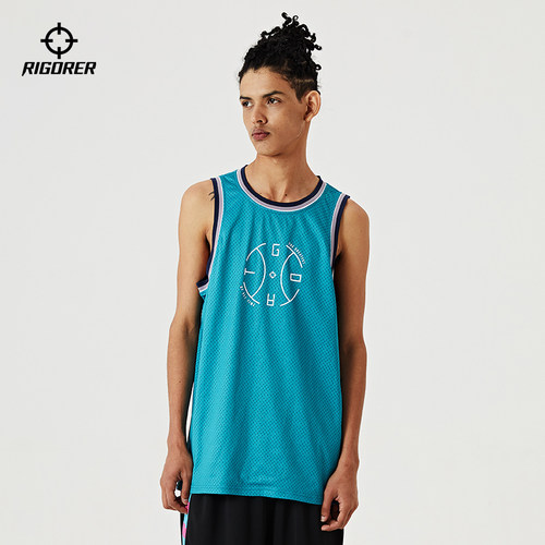 准者美式篮球背心2022夏季跑步
