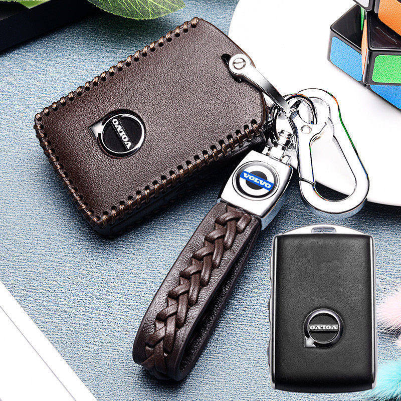 2023款沃尔沃钥匙套xc60xc40xc90s90扣s60l时尚高档扣V40真皮包22