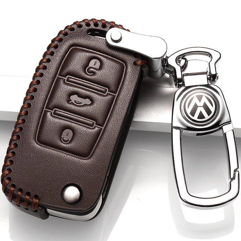 大众速腾钥匙套2018款一汽大众10-16款老款速腾钥匙扣2017真皮包