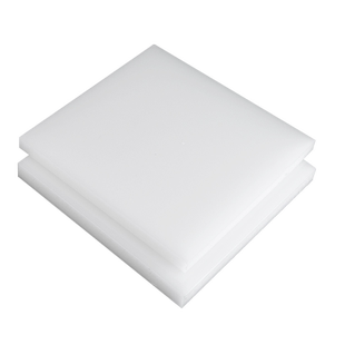 乳白色食品级pe塑料板聚乙烯耐磨耐低温板材定制冲床塑料PE厚胶板