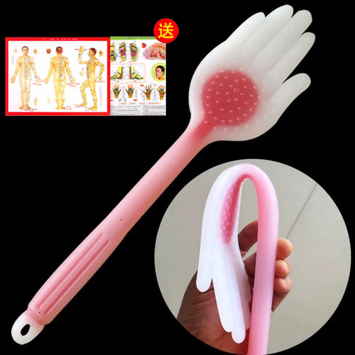 肩颈手掌敲打锤按摩器加长拍痧板