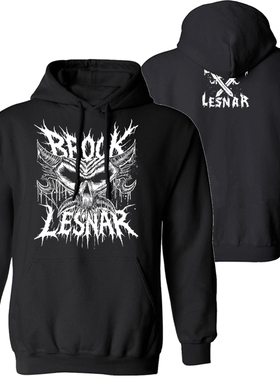 布洛克莱斯纳休闲舒适卫衣Brock Lesnar套头上衣冬季连帽衫长袖
