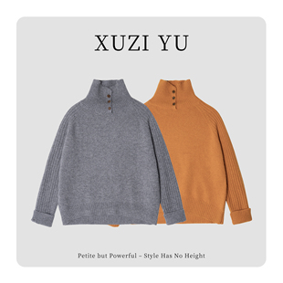 771 女秋冬季 M189251 YU.小个子定制高领套头毛衣百搭针织衫 XUZI