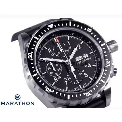 军版原品美军马拉松MARATHON飞行员计时专用全自动机械表防水军表
