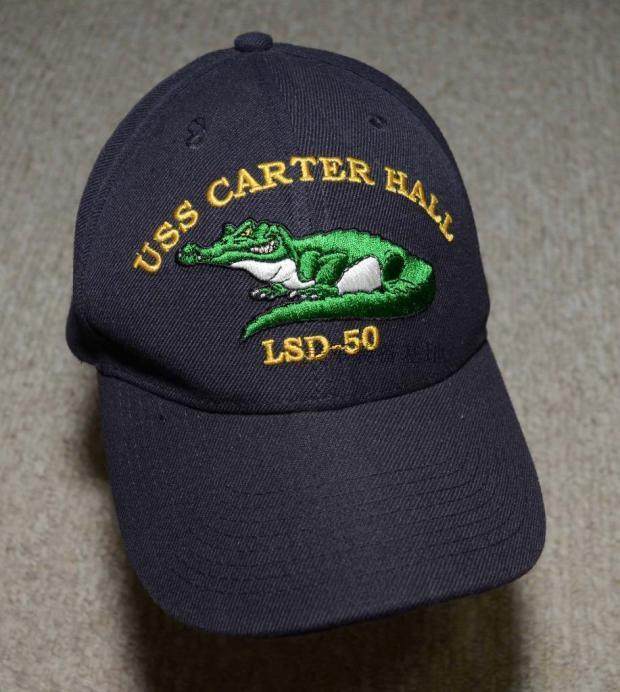 军版美国海军卡特霍尔lsd-50费里级船坞登陆舰指挥官棒球帽美军