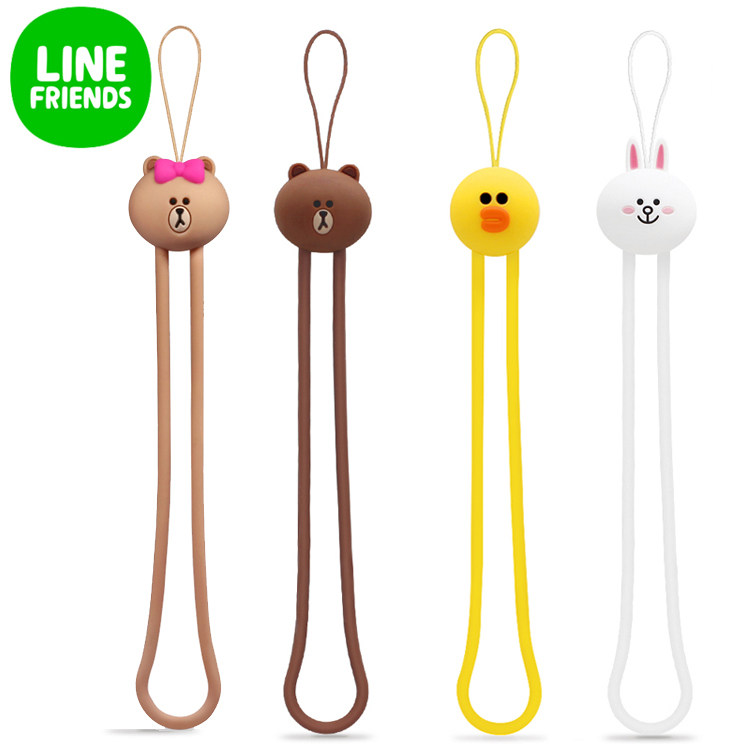 LINE FRIENDS手机挂绳6S相机挂脖布朗熊苹果8卡通硅胶防丢手提绳|ruв категории Цифровые аксессуары, аксессуары для мобильных телефонов, аксессуары для мобильных телефонов, мобильный телефон/телефон цепь - от Buy2taobao.com для оказания профессиональной услуги покупки агента Taobao