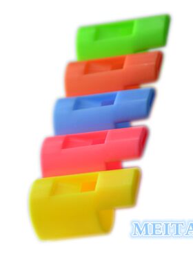 MEITAO蓝色健康口哨无核救援户外文体助威节日小哨子成人儿童娱乐