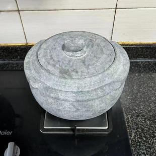 西藏墨脱石锅家用天然皂石煲汤炖汤养生锅耐高温不粘锅熬粥炖鸡汤