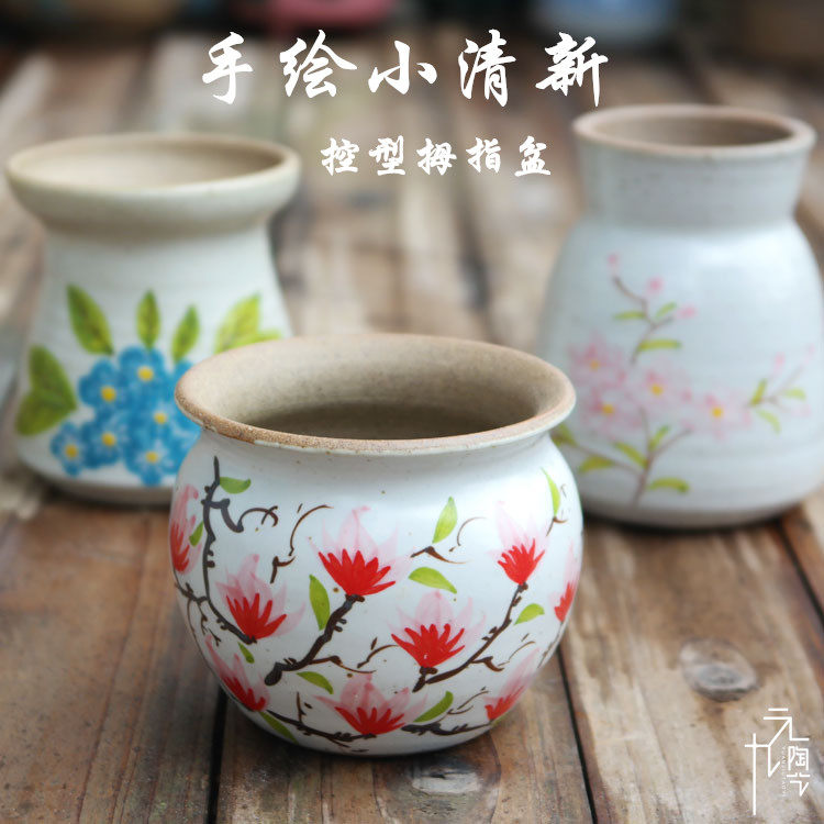 元九陶艺手工手绘热卖创意简约复迷你透气控型拇指多肉花盆粗陶|msdalam kategori penghantaran bunga/bunga simulasi/tumbuhan berkebun, pasu/bunga/flowerpot/Bunga (baru), flowerpot - dari Buy2taobao.com untuk memberikan perkhidmatan ejen Taobao profesional membeli