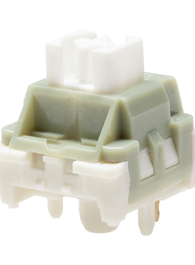 Latenpow浅草绿轴线性手感5脚适配机械键盘轴体POM轴体厂润顺5脚