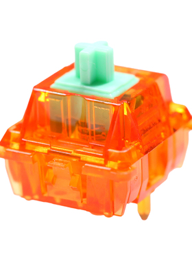 Equalz V2橘轴 线性轴手感 POM轴心+UHMWPE外壳 5脚62g橙色