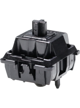 43Studio黑曜石L轴线性轴62gP3加长轴心PC尼龙混合5脚黑客制化黑