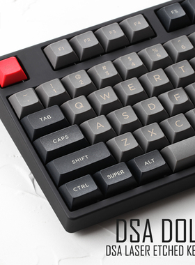 dsa镭雕pbt键帽dolch机械键盘适蛇船k70xd64gh6087104黑寡妇