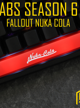 ABS机械键盘个性透光键帽空格escR4高度量子可乐辐射nuka cola