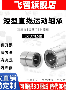精密型短型直线运动轴承 LMUT/LMK 6 8 10 12 13 16 20滑动