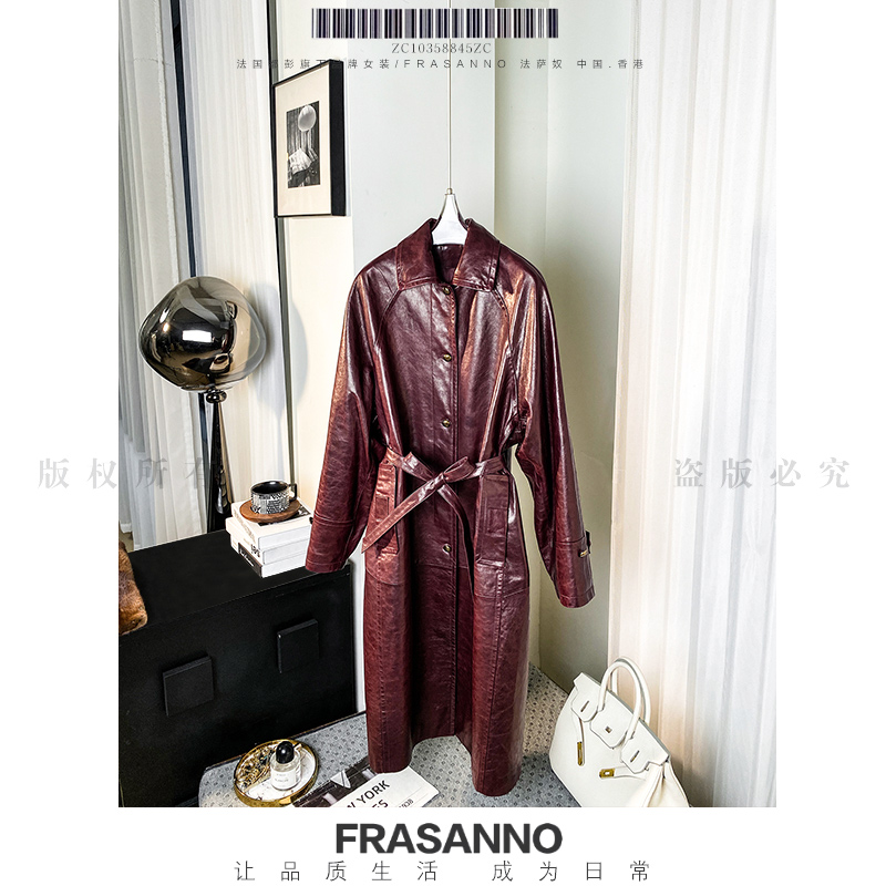 秋冬慵懒风风衣外套气质宽松