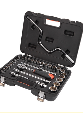 钢盾S010032 汽修32件套 套筒组套 棘轮扳手 12.5mm轮胎扳手套装