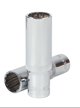 SHEFFIELD钢盾工具12.5mm系列手动公制12角加长1/2寸大飞汽修套筒