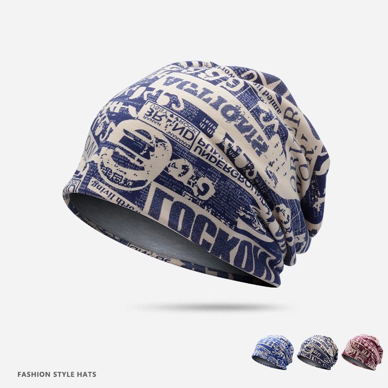 秋冬ins风潮牌男士跑步包头帽