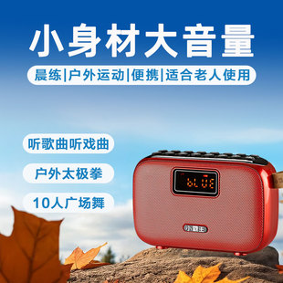 户外小音响老人广场舞音箱小型便携式播放器老年人随身听2025新款