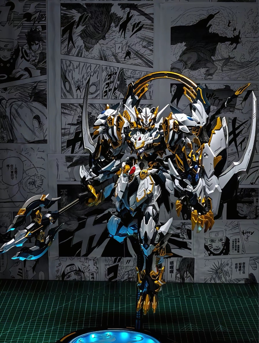 cd-02藏道模型合金白虎机甲成品