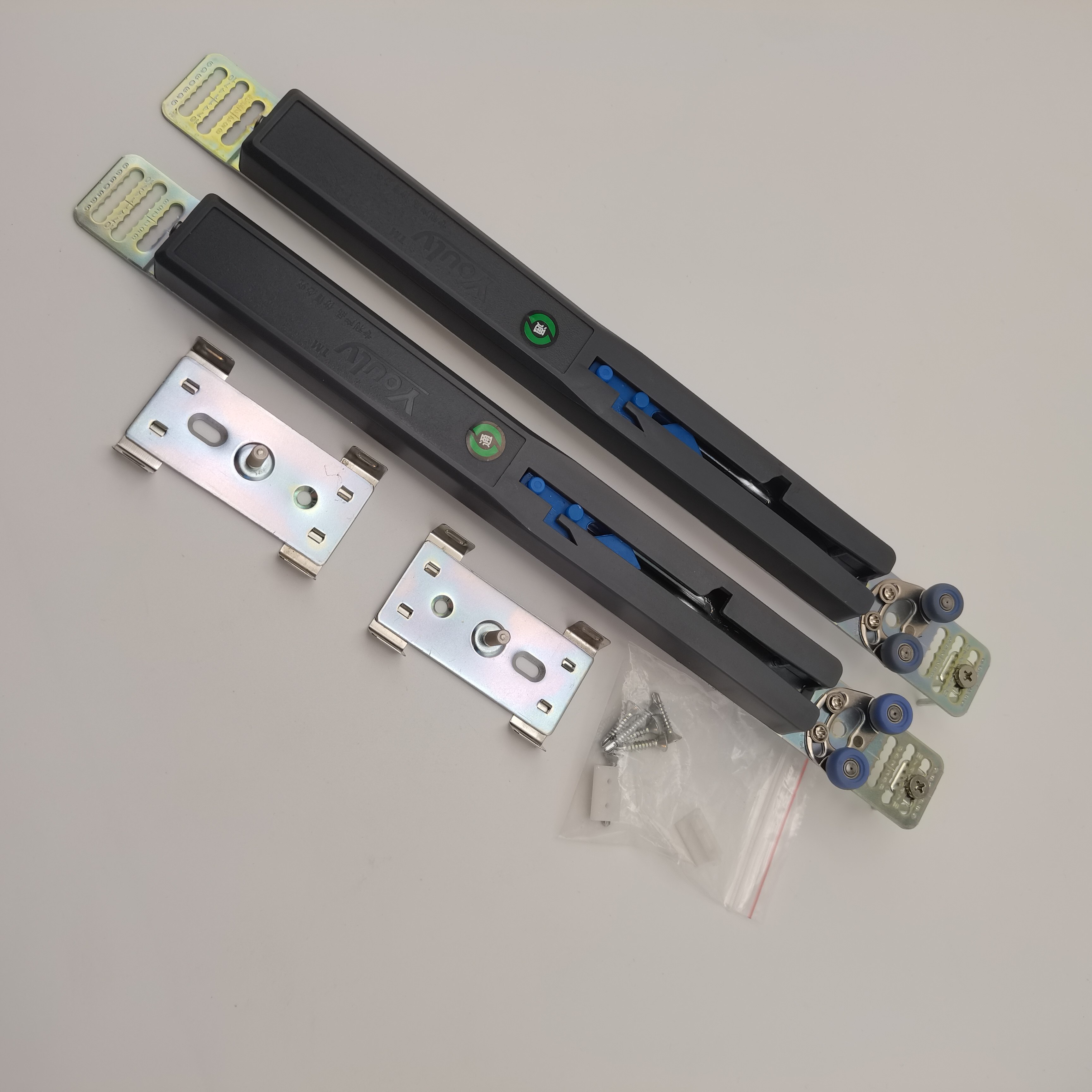优立衣柜移门通用型缓冲器阻尼器壁柜衣橱阻尼滑轮减速防撞器处理