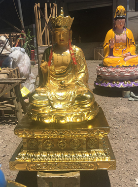 厂家直销树脂玻璃钢地藏寺庙摆件