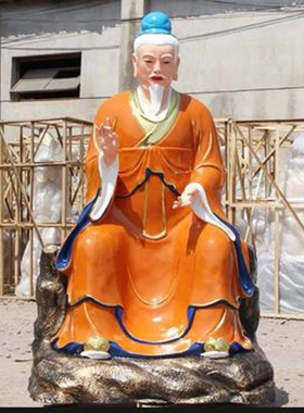 厂家直销树脂药王菩萨供奉摆件