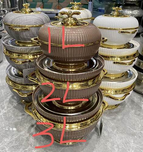 现货跨境LUXURY Food Warmer JY83保温饭盒桶保温锅餐盒保温桶304