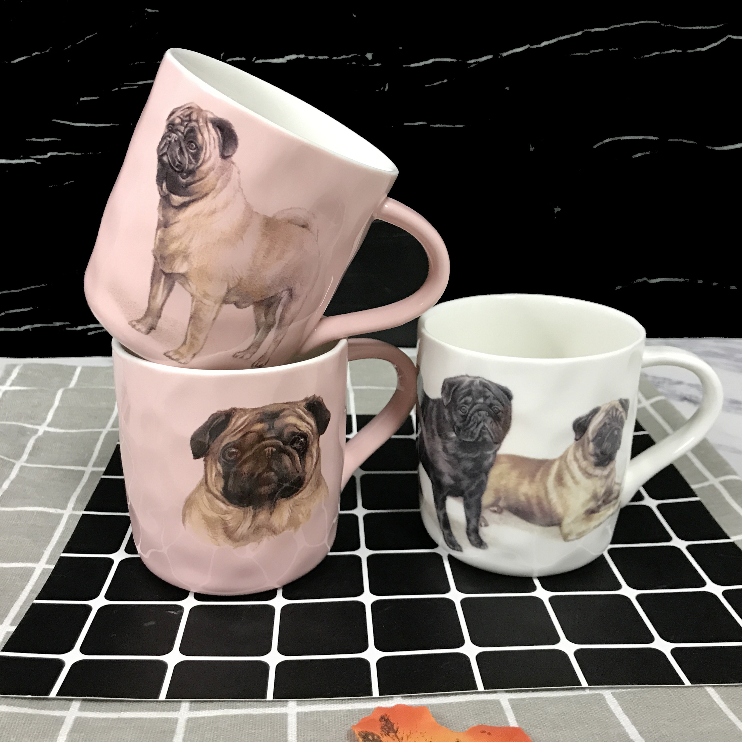 陶瓷杯子家用北欧风格马克杯ins简约情侣咖啡杯漱口杯办公室水杯,餐饮具,马克杯,淘宝优惠券,粉丝福利购,淘宝优惠卷