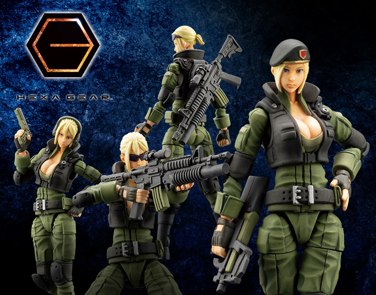 熊造补给站 寿屋 HEXA GEAR 六角机牙 早期 女兵 Vol.3 补件 售后