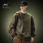 top mens neck sports sweatshirt autumn sleeved spring long