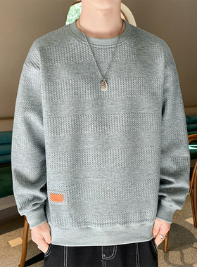 男装2026春秋季卫衣男港风潮流宽松休闲上衣服Men's sweatshirt
