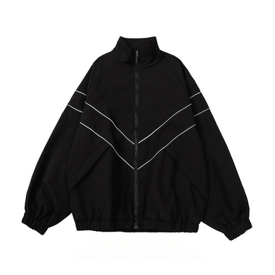Reflective Jacket Windbreaker Coat Men Hip Hop Streetwear