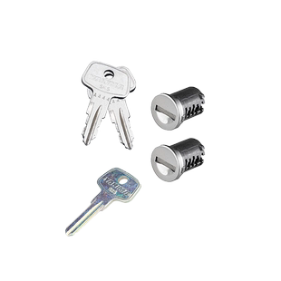 美国yakima防盗锁芯SKS锁芯自行车架锁行李箱行李架横杆锁芯配件