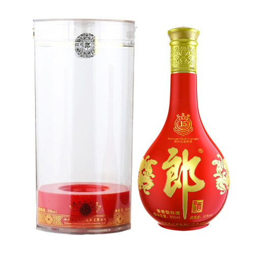 53度红花郎十五年酱香型四川郎酒