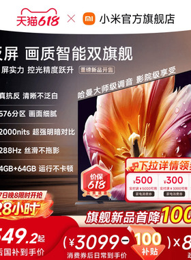 【旗舰新品首降100元】小米电视机S MiniLED55英寸低反屏 288Hz