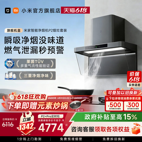 高端旗舰净烟机净烟抑菌双防护