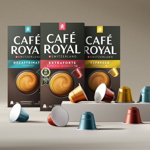 Cafe Royal胶囊咖啡30粒多种口味可搭配米家胶囊咖啡机